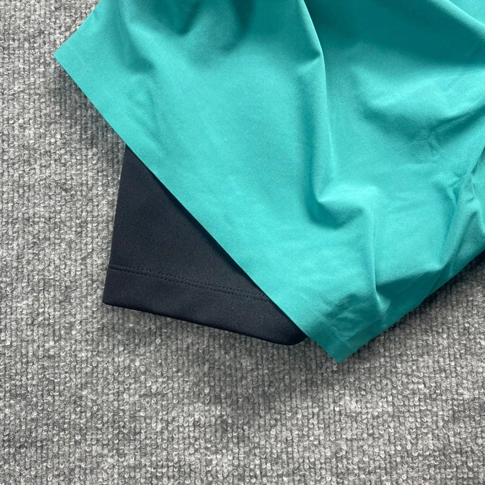 Driftline Original Drifties Board Shorts Mens 33 Teal Neoprene Lined Swim Trunks